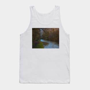 Canal under Cover in the winters sun Tank Top